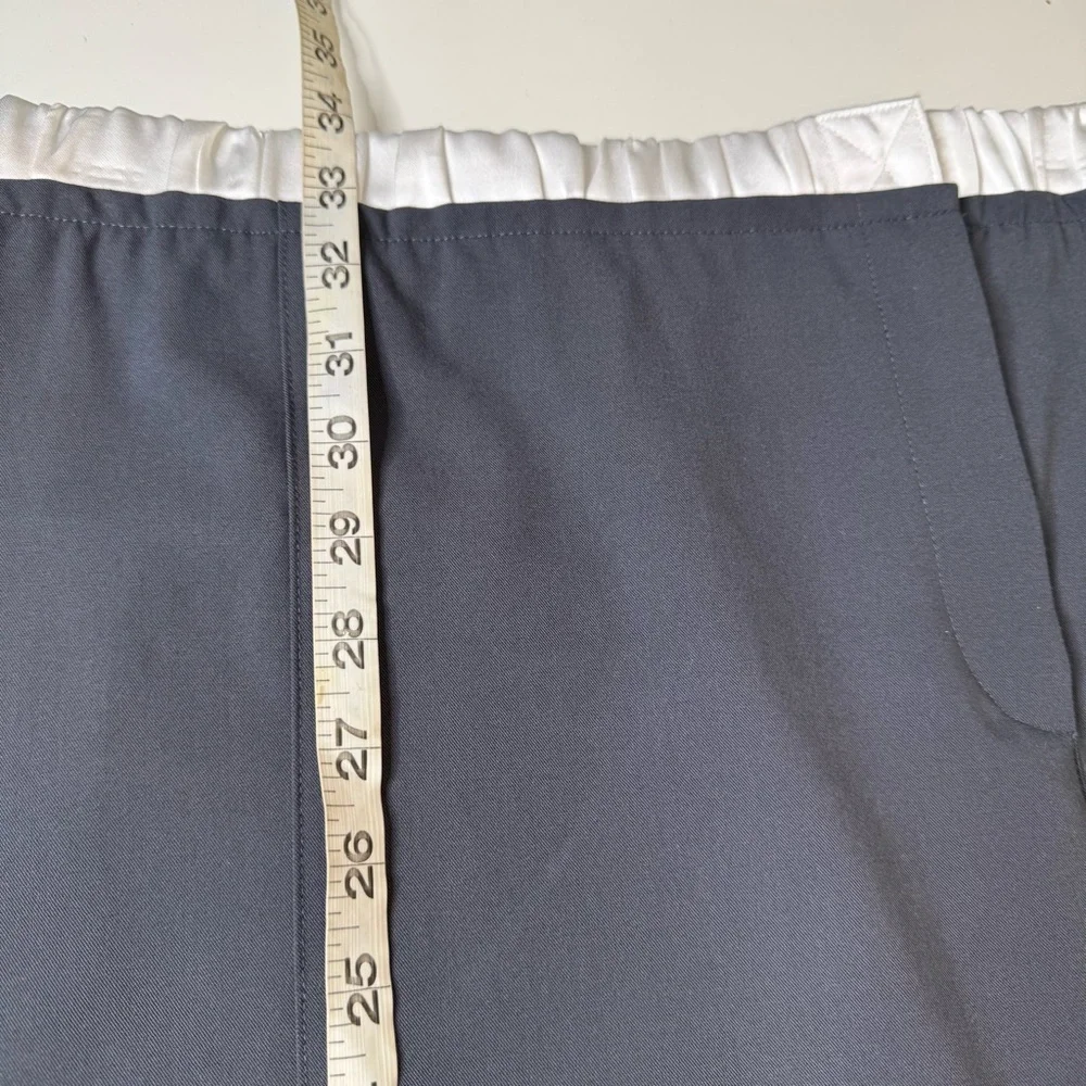 Zara Midi skirt Mid-rise and elastic waistband pencil high split skirt size sm